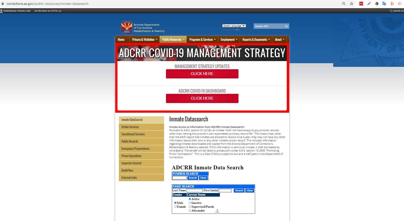 Inmate Search Arizona The Ultimate Guide 2024 Public Records Search