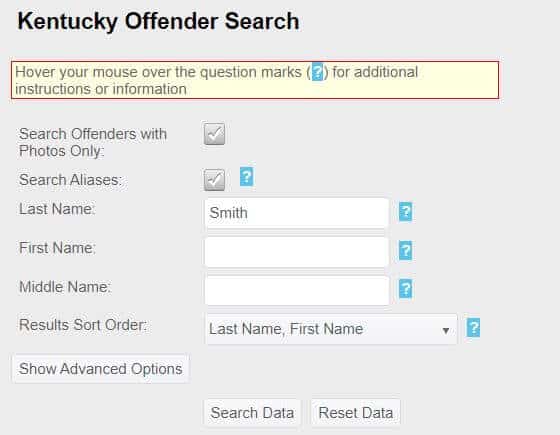 Kentucky DOC Inmate Search 2