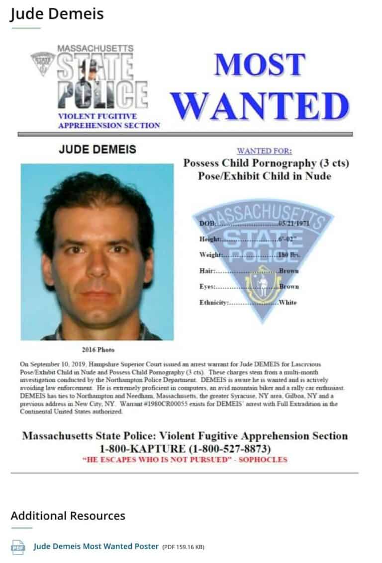 Massachusetts Most Wanted