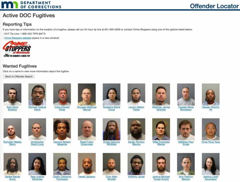 Minnesota's Most Wanted Fugitives
