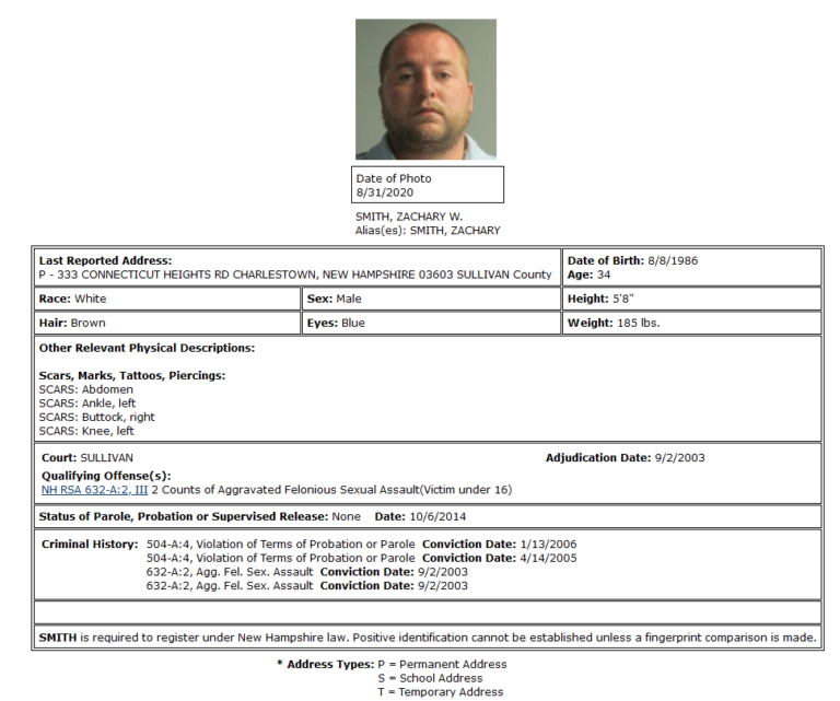 New Hampshire Sex Offender Search 4