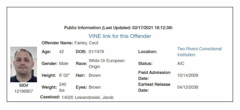 Oregon DOC Inmate Search 5.1