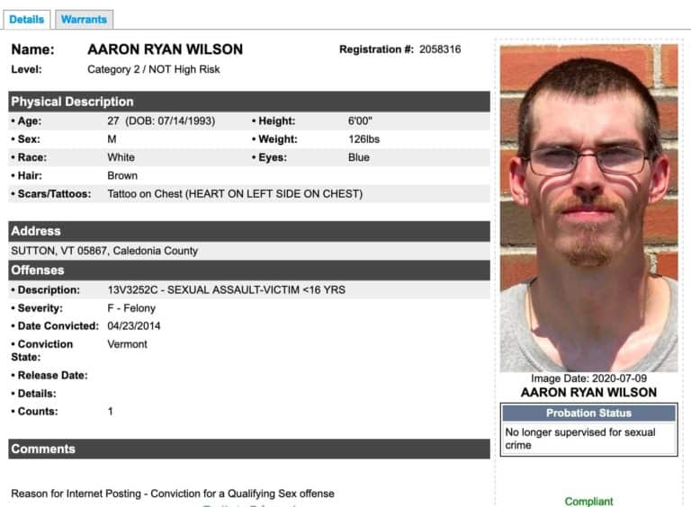 Vermont Sex Offender Search 4