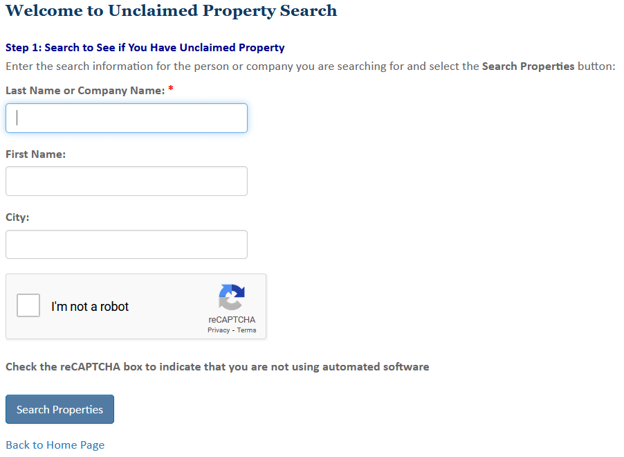 How to Find Georgia Unclaimed Property 2