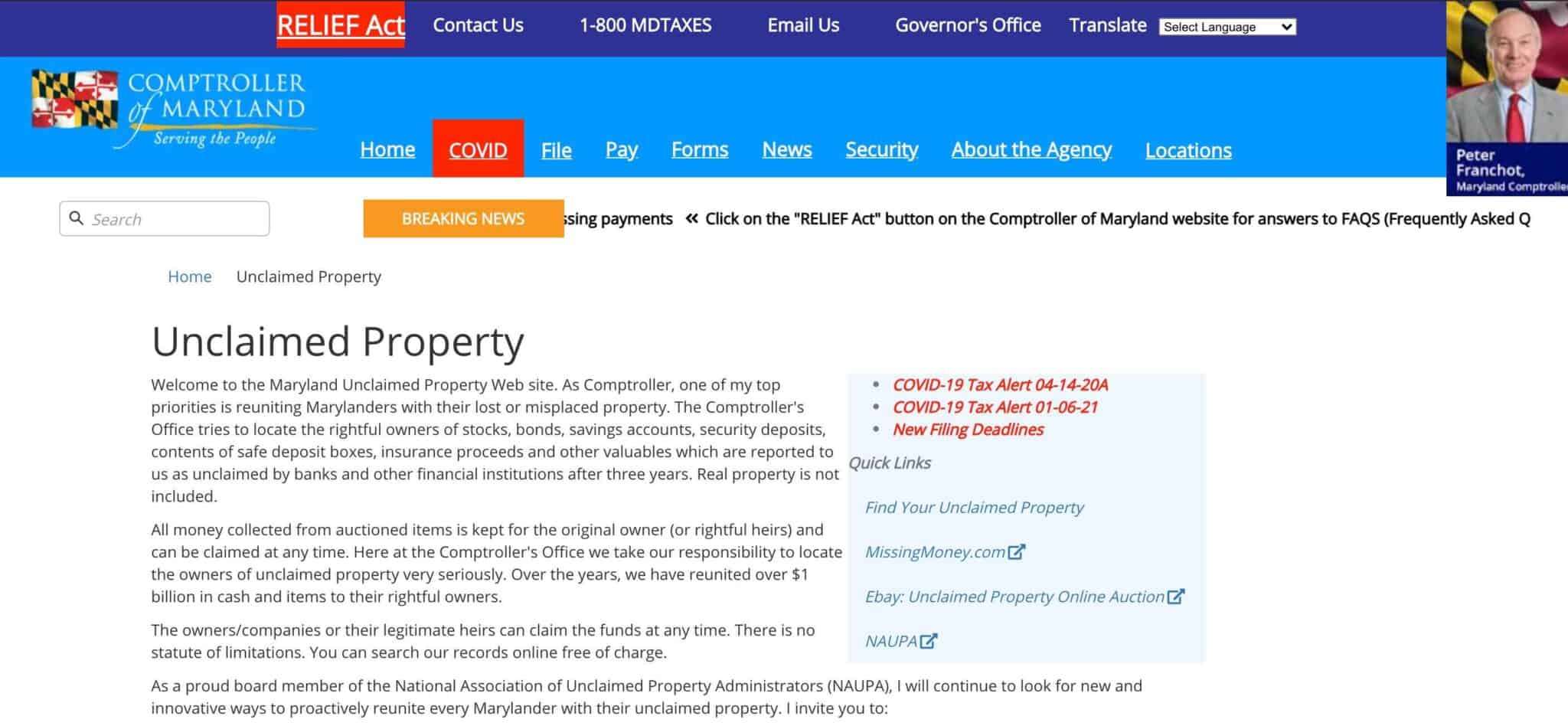 Unclaimed Money In Maryland The Ultimate Guide 2024 Public Records