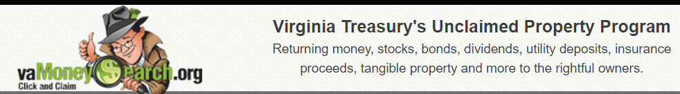 How to Find Unclaimed Money in Virginia Step 1