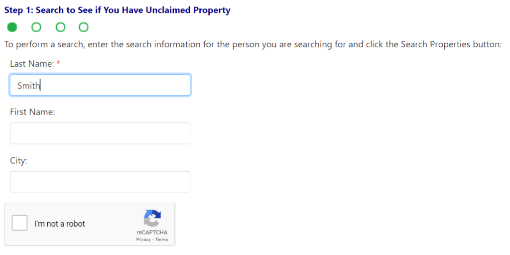 How to Find Unclaimed Property in Vermont Step 3