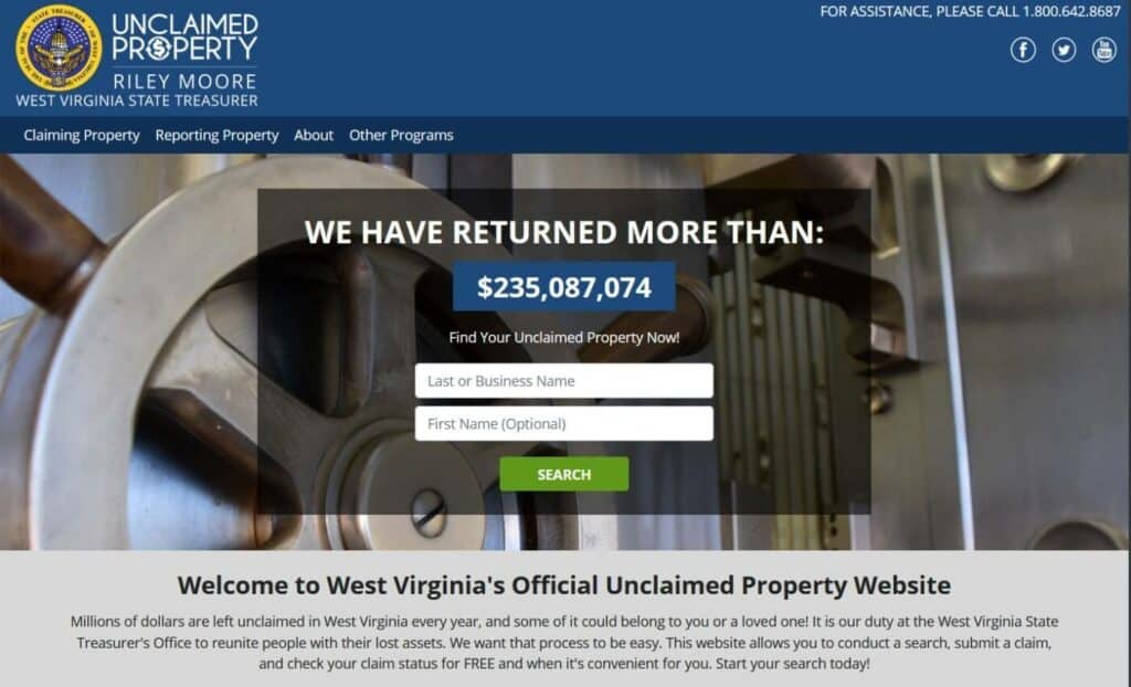 Your Guide to Unclaimed Property in West Virginia