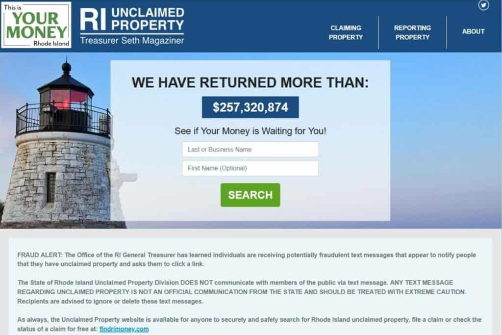 Your Ultimate Guide to Rhode Island Unclaimed Assets