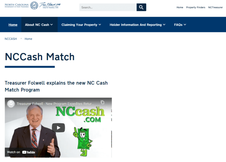 Unclaimed Money In North Carolina The Ultimate Guide 2024 Public
