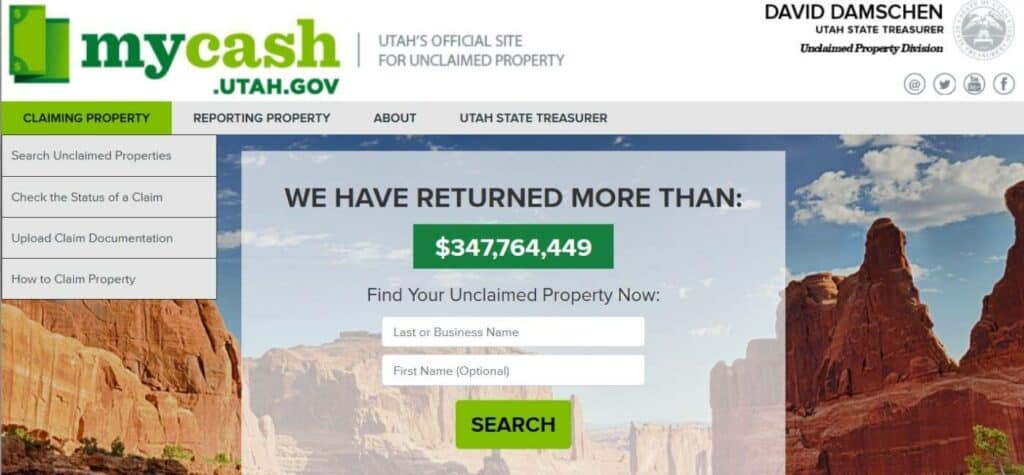 Utah Unclaimed Money