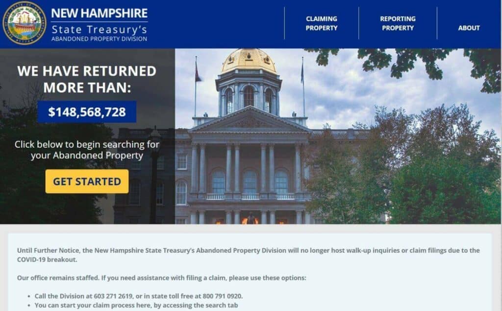 Your Guide to Unclaimed Property in New Hampshire