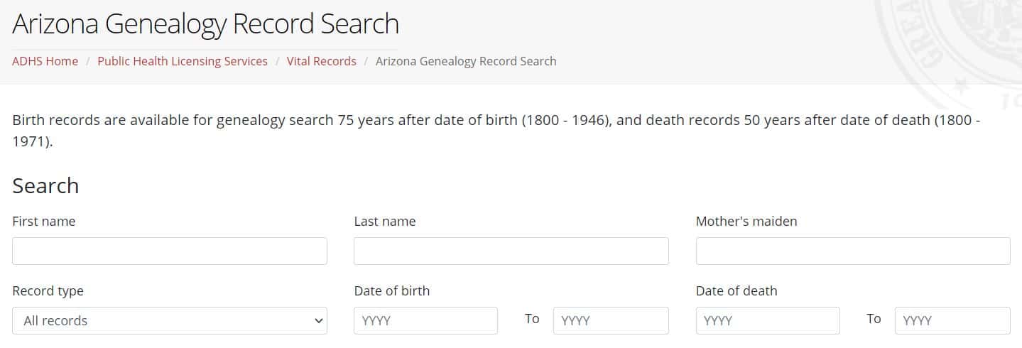 Arizona Death Records Search – The Ultimate Guide - 2025 - Public ...