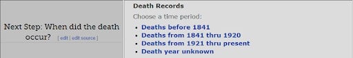 Massachusetts Death Databases